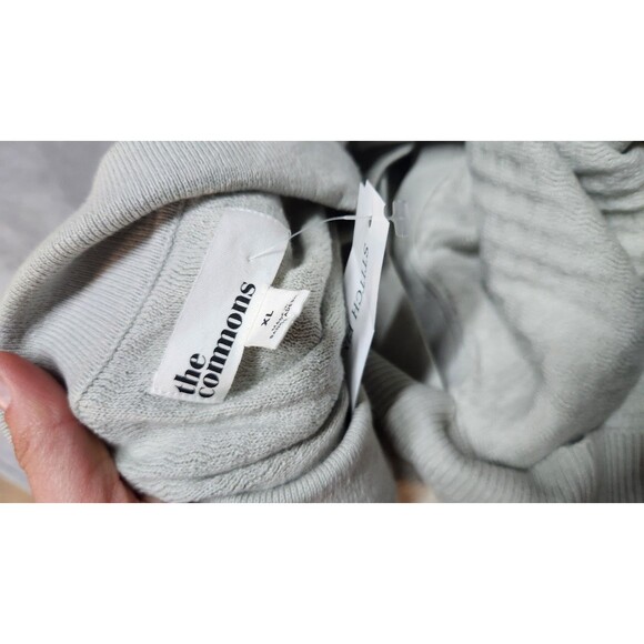 The Commons Men's Light Grey XL Ribbed Short Sleeve Button Down Shirt NWT - Picture 4 of 9